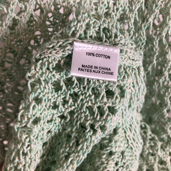 NWT Misa Los Angeles Nami Open Stitch 100% Cotton Hooded Sweater Size: XL - Picture 10 of 10